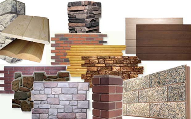 материалы для отделки фасада дома