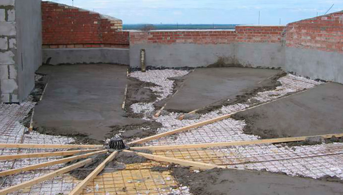 Стяжка кровли